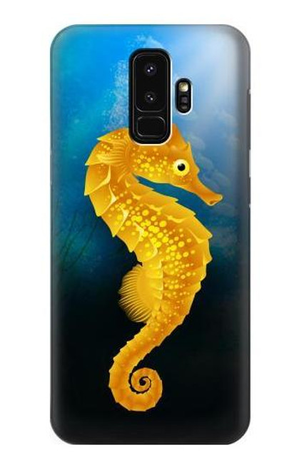 W2444 Seahorse Underwater World Hard Case and Leather Flip Case For Samsung Galaxy S9 Plus