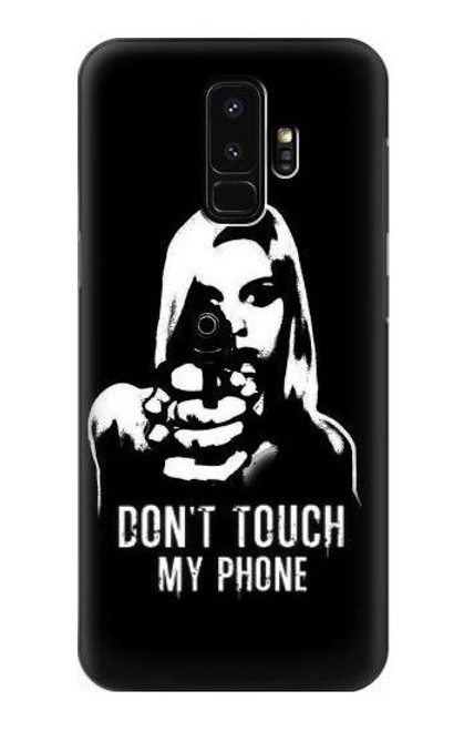 W2518 Do Not Touch My Phone Hard Case and Leather Flip Case For Samsung Galaxy S9 Plus