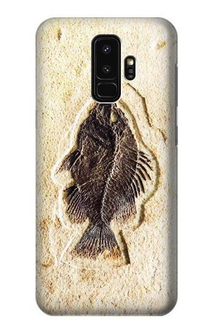 W2562 Fossil Fish Hard Case and Leather Flip Case For Samsung Galaxy S9 Plus