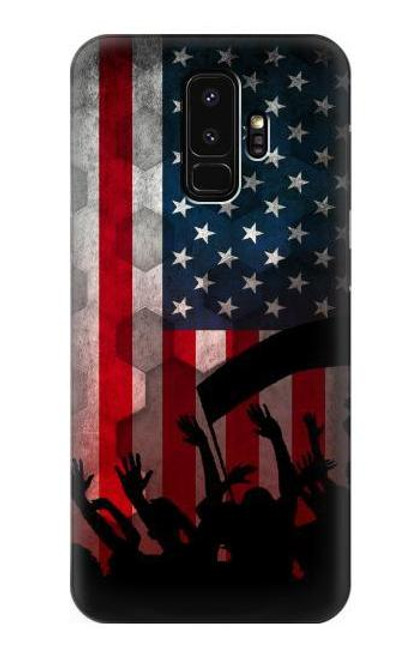 W2989 USA America Soccer Copa 2016 Hard Case and Leather Flip Case For Samsung Galaxy S9 Plus