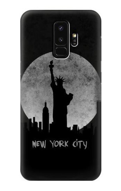 W3097 New York City Hard Case and Leather Flip Case For Samsung Galaxy S9 Plus