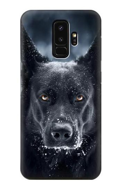 W3168 German Shepherd Black Dog Hard Case and Leather Flip Case For Samsung Galaxy S9 Plus