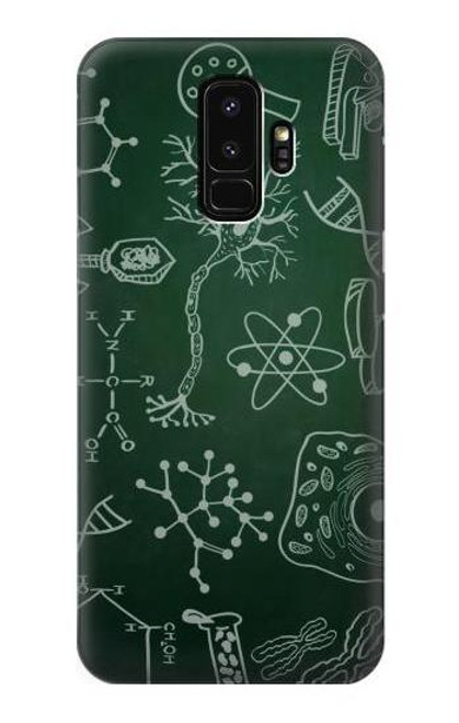 W3211 Science Green Board Hard Case and Leather Flip Case For Samsung Galaxy S9 Plus