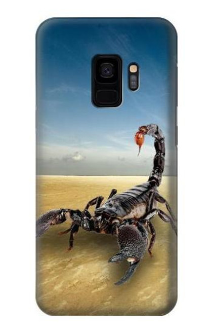 W0150 Desert Scorpion Hard Case and Leather Flip Case For Samsung Galaxy S9