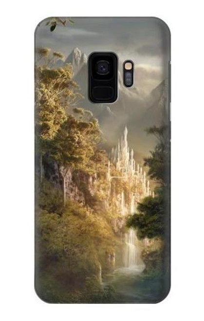 W0408 Fantasy Art Hard Case and Leather Flip Case For Samsung Galaxy S9