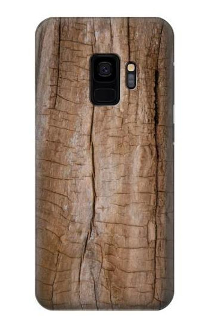 W0599 Wood Graphic Printed Hard Case and Leather Flip Case For Samsung Galaxy S9