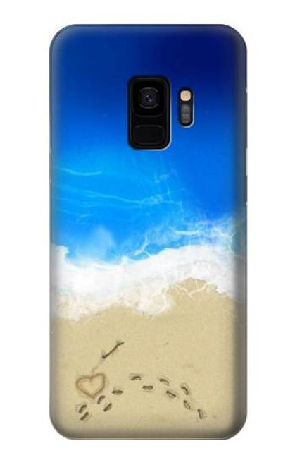 W0912 Relax Beach Hard Case and Leather Flip Case For Samsung Galaxy S9