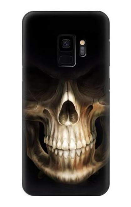 W1107 Skull Face Grim Reaper Hard Case and Leather Flip Case For Samsung Galaxy S9