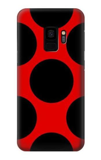 W1829 Ladybugs Dot Pattern Hard Case and Leather Flip Case For Samsung Galaxy S9