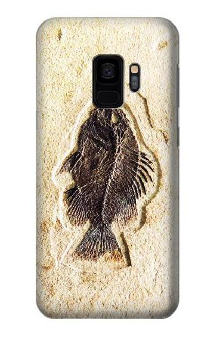 W2562 Fossil Fish Hard Case and Leather Flip Case For Samsung Galaxy S9