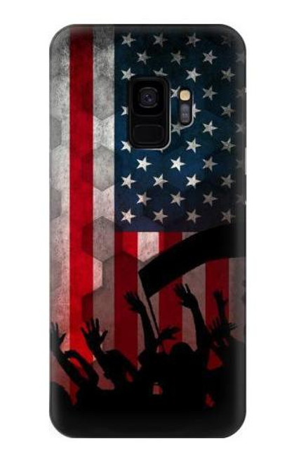 W2989 USA America Soccer Copa 2016 Hard Case and Leather Flip Case For Samsung Galaxy S9