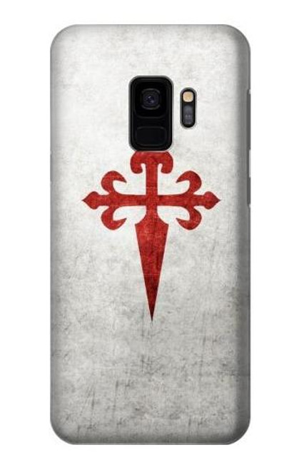 W3200 Order of Santiago Cross of Saint James Hard Case and Leather Flip Case For Samsung Galaxy S9