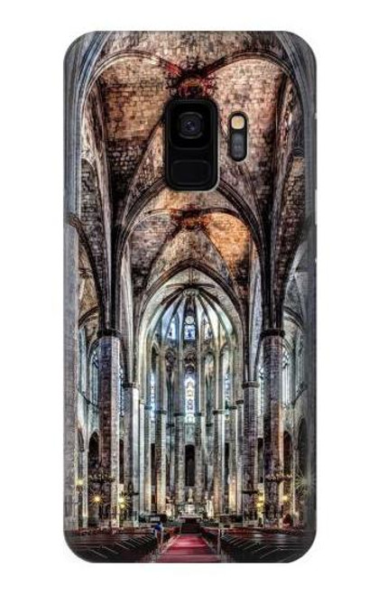 W3210 Santa Maria Del Mar Cathedral Hard Case and Leather Flip Case For Samsung Galaxy S9