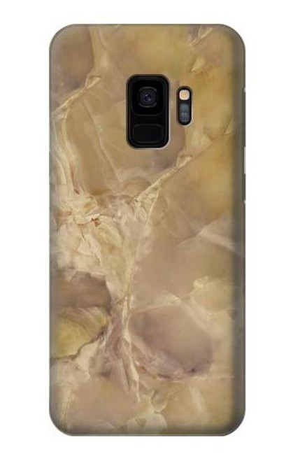 W3240 Yellow Marble Stone Hard Case and Leather Flip Case For Samsung Galaxy S9