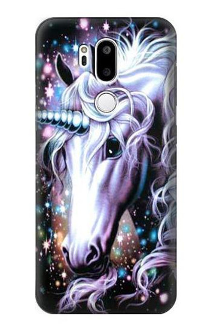 W0749 Unicorn Horse Hard Case and Leather Flip Case For LG G7 ThinQ