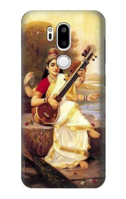 W1420 Saraswati Hindu Goddess Hard Case and Leather Flip Case For LG G7 ThinQ