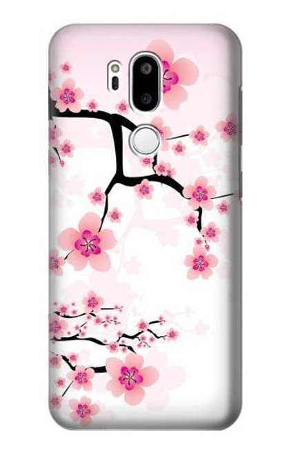 W2359 Plum Blossom Hard Case and Leather Flip Case For LG G7 ThinQ