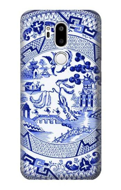 W2768 Willow Pattern Graphic Hard Case and Leather Flip Case For LG G7 ThinQ