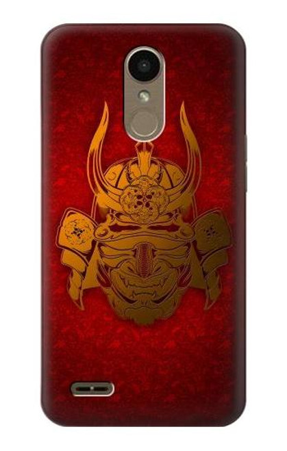 W0820 Samurai Helmet Hard Case and Leather Flip Case For LG K10 (2018), LG K30