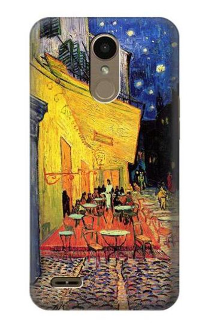 W0929 Van Gogh Cafe Terrace Hard Case and Leather Flip Case For LG K10 (2018), LG K30