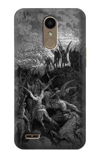 W1026 Gustave Dore Paradise Lost Hard Case and Leather Flip Case For LG K10 (2018), LG K30