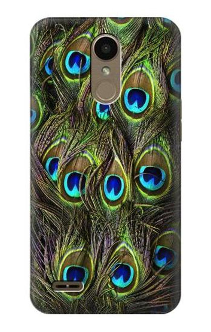 W1965 Peacock Feather Hard Case and Leather Flip Case For LG K10 (2018), LG K30