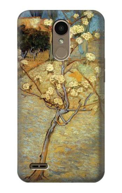 W1978 Van Gogh Letter Pear Tree Blossom Hard Case and Leather Flip Case For LG K10 (2018), LG K30