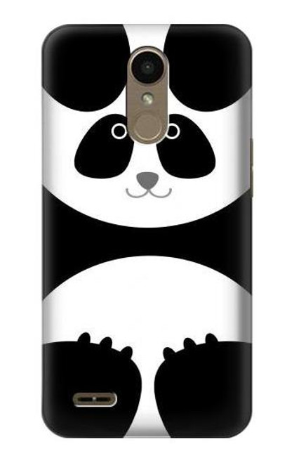 W2085 Panda Minimalist Hard Case and Leather Flip Case For LG K10 (2018), LG K30