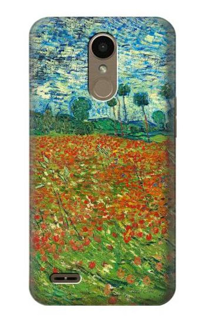 W2681 Field Of Poppies Vincent Van Gogh Hard Case and Leather Flip Case For LG K10 (2018), LG K30