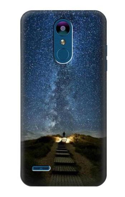 W0734 Stairway to Heaven Iceland Hard Case and Leather Flip Case For LG K8 (2018)