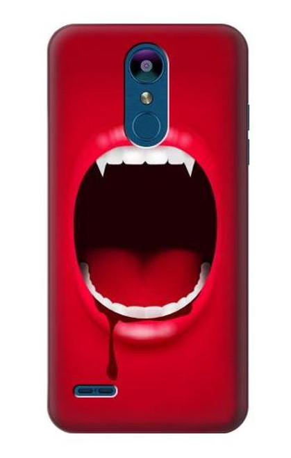 W2103 Vampire Mouth Hard Case and Leather Flip Case For LG K8 (2018)