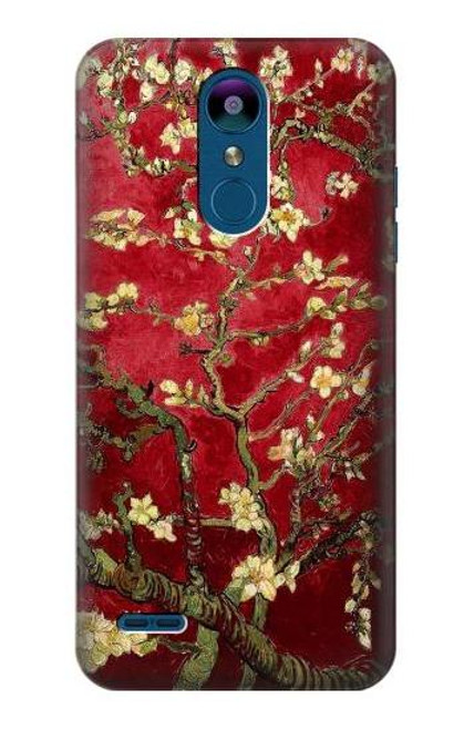 W2414 Red Blossoming Almond Tree Van Gogh Hard Case and Leather Flip Case For LG K8 (2018)