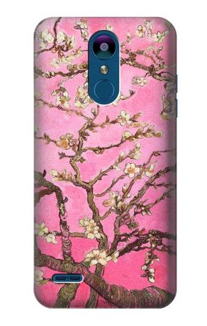 W2449 Pink Blossoming Almond Tree Van Gogh Hard Case and Leather Flip Case For LG K8 (2018)