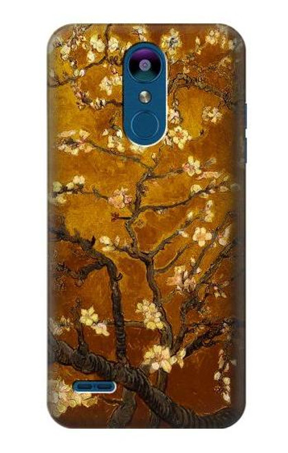 W2663 Yellow Blossoming Almond Tree Van Gogh Hard Case and Leather Flip Case For LG K8 (2018)