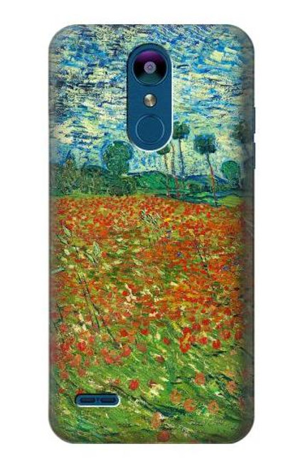 W2681 Field Of Poppies Vincent Van Gogh Hard Case and Leather Flip Case For LG K8 (2018)