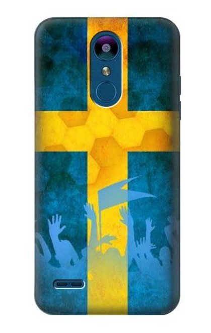 W2990 Sweden Football Soccer Euro 2016 Hard Case and Leather Flip Case For LG K8 (2018)