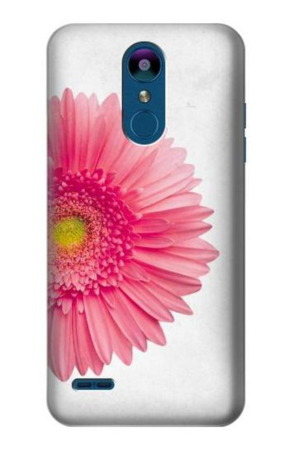 W3044 Vintage Pink Gerbera Daisy Hard Case and Leather Flip Case For LG K8 (2018)