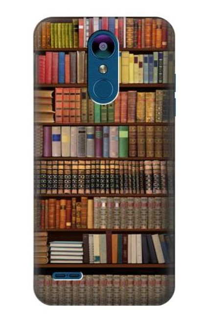 W3154 Bookshelf Hard Case and Leather Flip Case For LG K8 (2018)