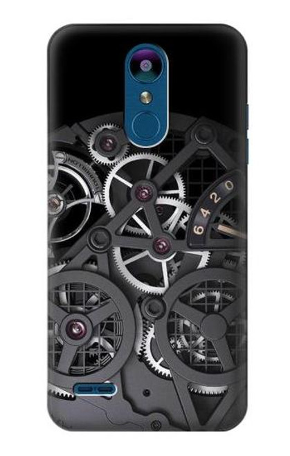 W3176 Inside Watch Black Hard Case and Leather Flip Case For LG K8 (2018)