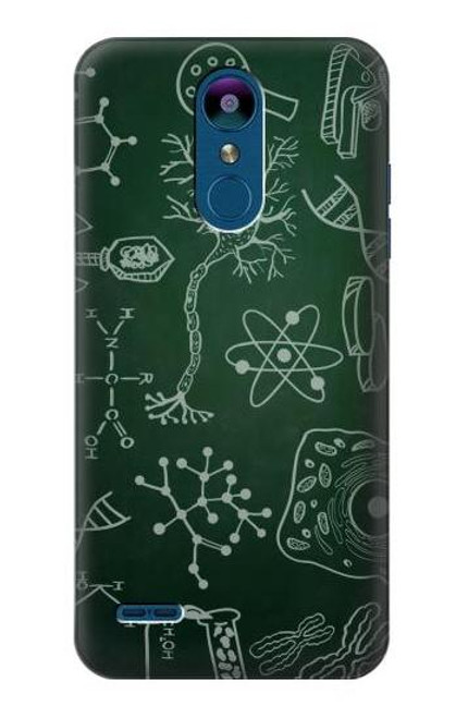 W3211 Science Green Board Hard Case and Leather Flip Case For LG K8 (2018)