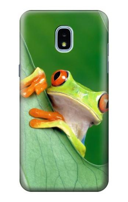 W1047 Little Frog Hard Case and Leather Flip Case For Samsung Galaxy J3 (2018), J3 Star, J3 V 3rd Gen, J3 Orbit, J3 Achieve, Express Prime 3, Amp Prime 3