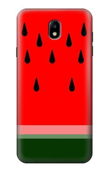 W2403 Watermelon Hard Case and Leather Flip Case For Samsung Galaxy J7 (2018), J7 Aero, J7 Top, J7 Aura, J7 Crown, J7 Refine, J7 Eon, J7 V 2nd Gen, J7 Star