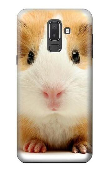 W1619 Cute Guinea Pig Hard Case and Leather Flip Case For Samsung Galaxy J8 (2018)