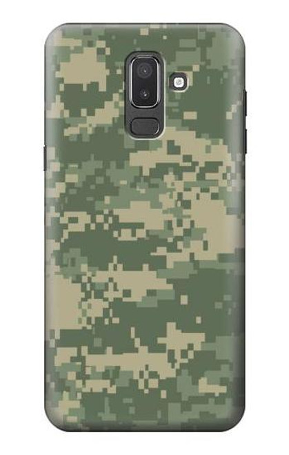 W2173 Digital Camo Camouflage Graphic Printed Hard Case and Leather Flip Case For Samsung Galaxy J8 (2018)