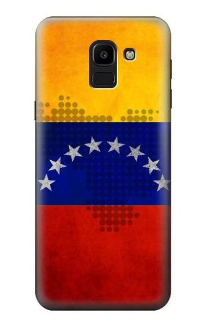 W2974 Venezuela Football Soccer Copa 2016 Hard Case and Leather Flip Case For Samsung Galaxy J6 (2018)