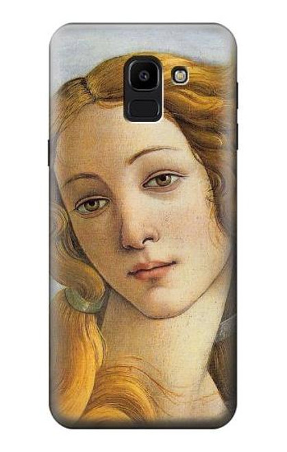 W3058 Botticelli Birth of Venus Painting Hard Case and Leather Flip Case For Samsung Galaxy J6 (2018)