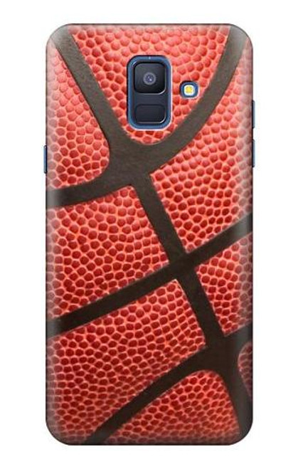 W0065 Basketball Hard Case and Leather Flip Case For Samsung Galaxy A6 (2018)