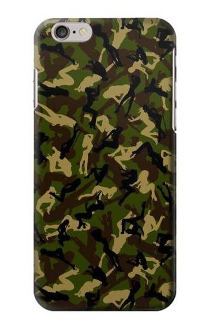 W3356 Sexy Girls Camo Camouflage Hard Case and Leather Flip Case For iPhone 6 6S