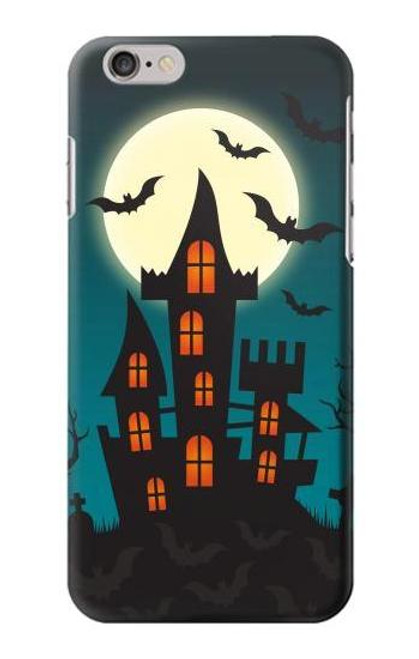 W3268 Halloween Festival Castle Hard Case and Leather Flip Case For iPhone 6 Plus, iPhone 6s Plus