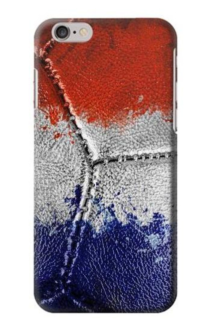 W3304 France Flag Vintage Football Graphic Hard Case and Leather Flip Case For iPhone 6 Plus, iPhone 6s Plus